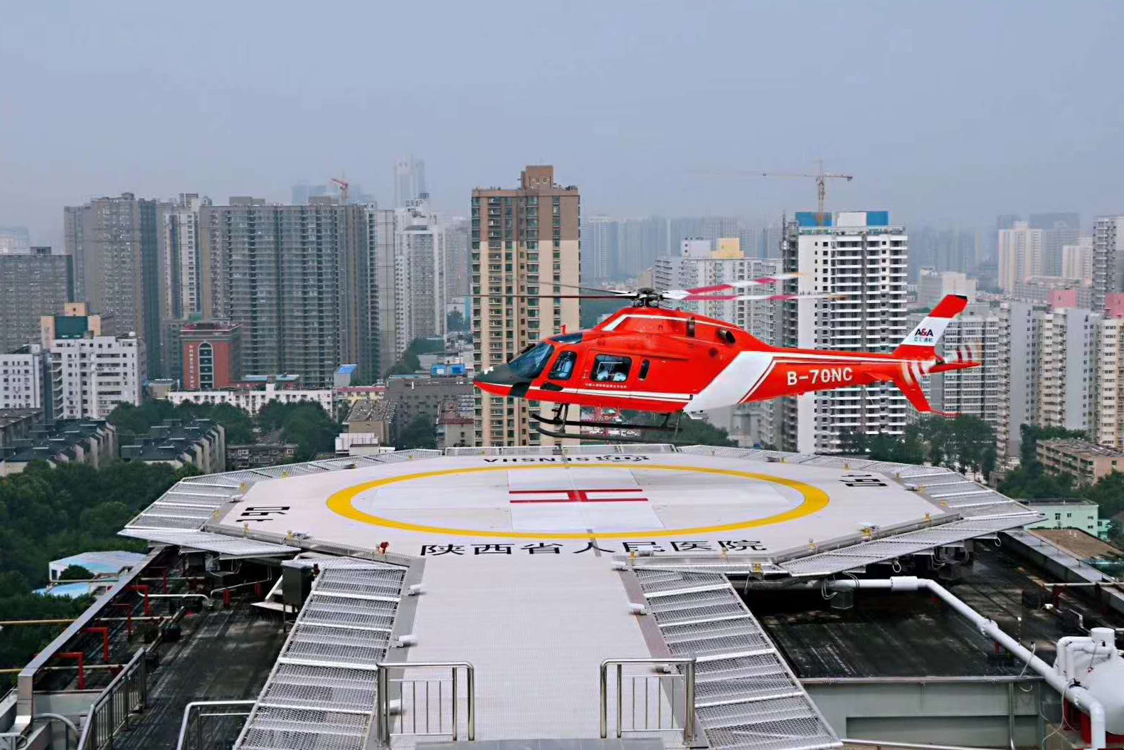 高楼停机坪-龙腾直升机坪建设有限公司